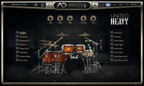 XLN Audio AD2: United Heavy (Digitální produkt)