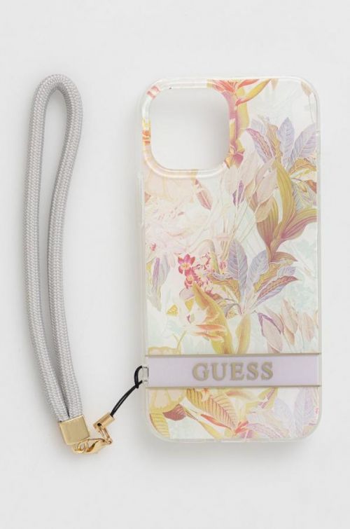 Obal na telefon Guess Iphone 13 Mini 5,4'' fialová barva