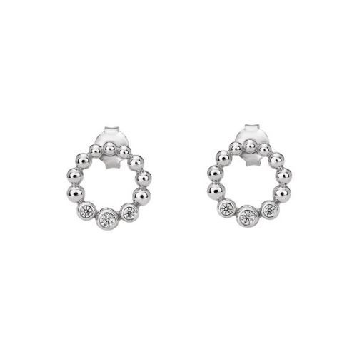 Náušnice se syntetickými kameny 336-185-001206 2.40g