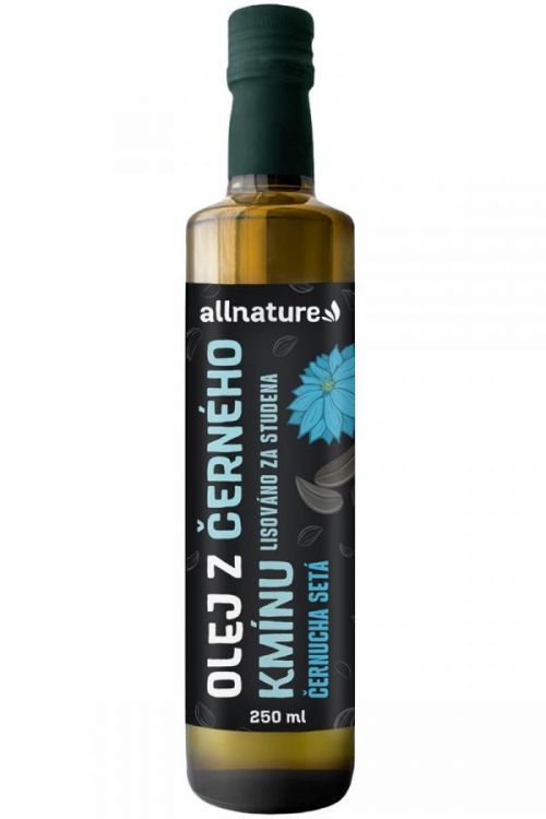 Allnature Olej z černého kmínu BIO 250 ml