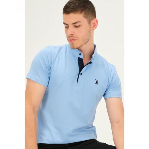 Pánské tričko s límcem dewberry T8560