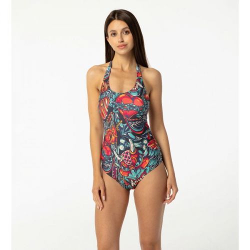 Aloha From Deer Woman's Evil Ruckus Open Back Swimsuit SSOB AFD907