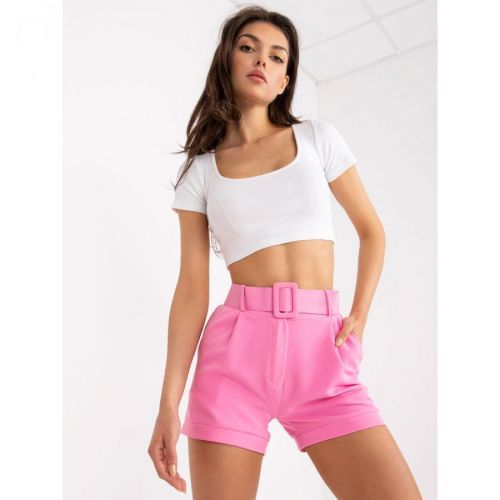 Pink elegant women's shorts