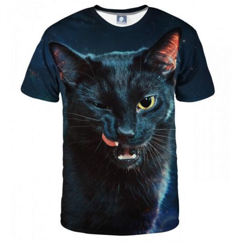 Aloha From Deer Unisex's Black Cat T-Shirt TSH AFD007