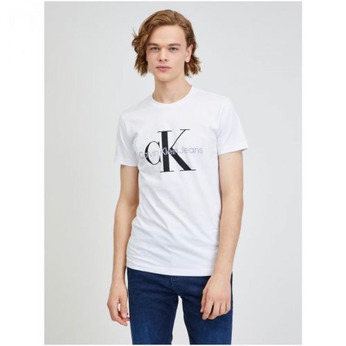 Bílé pánské tričko Calvin Klein Jeans - Pánské