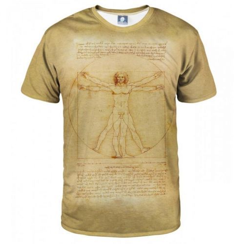 Aloha From Deer Unisex's Vitruvian Man T-Shirt TSH AFD497