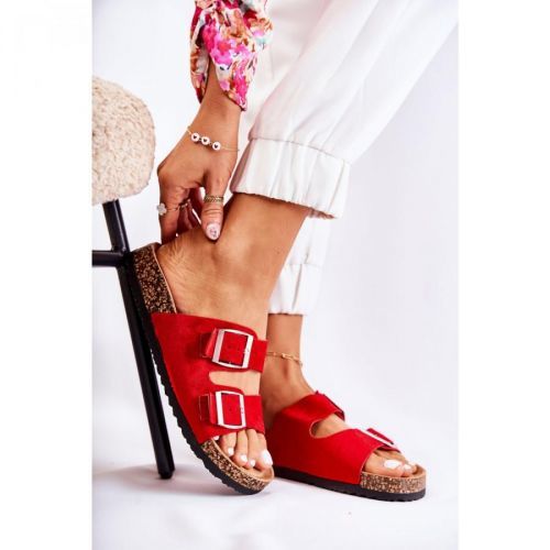 Women's Slippers Red Misandei