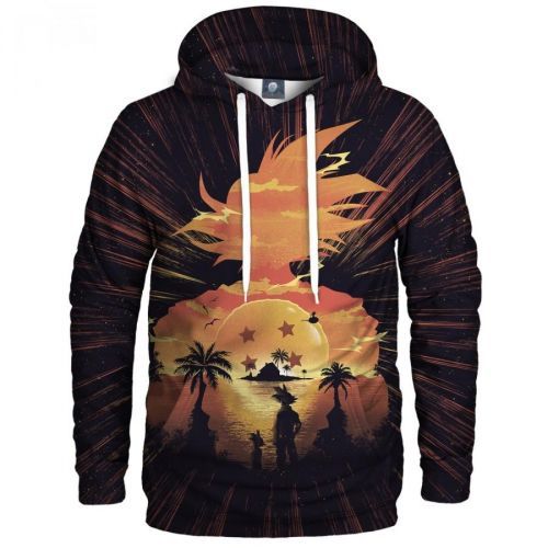 Aloha From Deer Unisex's Super Saiyan Hoodie H-K AFD398