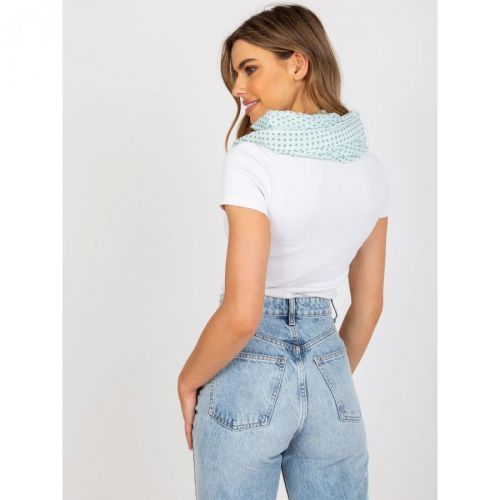 Mint scarf made of viscose