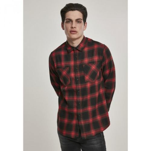 Checked Flanell Shirt 6 Black/red