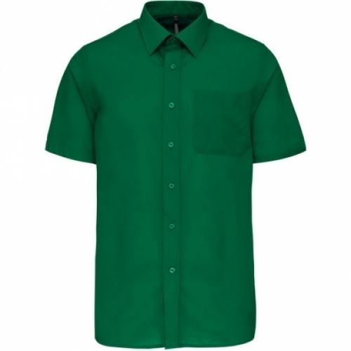 Pánská košile s krátkým rukávem Kariban ACE - zelená, M
