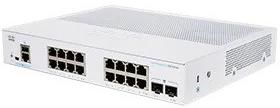 Cisco switch CBS250-16T-2G, 16xGbE RJ45, 2xSFP, fanless - REFRESH (CBS250-16T-2G-EU-RF)