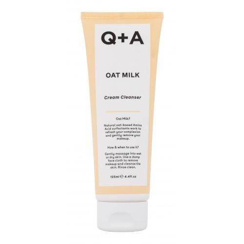 Q+A Oat Milk Cream Cleanser 125 ml jemný zvlhčující čisticí krém pro ženy