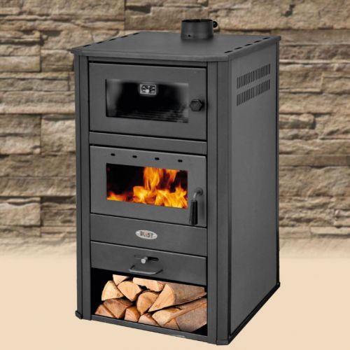 BLIST krbová kamna BRM s troubou - černá