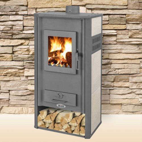 BLIST krbová kamna ROMA E s výměníkem - krémová