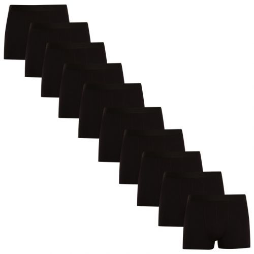 10PACK pánské boxerky Nedeto černé (10NDTB001) L