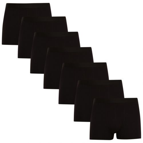7PACK pánské boxerky Nedeto černé (7NDTB001) L