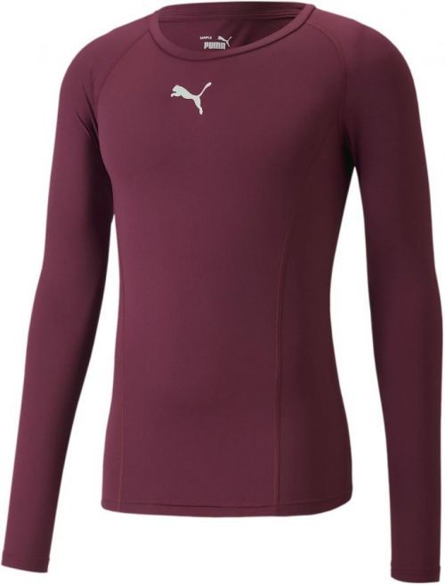 Triko s dlouhým rukávem Puma LIGA Baselayer Tee LS Grape Wine