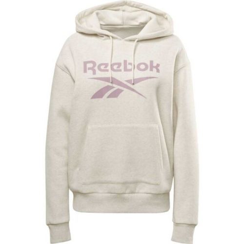 Reebok RI BL FLEECE HOODY Dámská mikina, bílá, velikost L