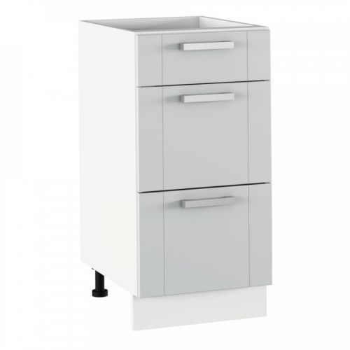 Tempo Kondela Spodní skříňka JULIA TYP 53 – světle šedá/bílá