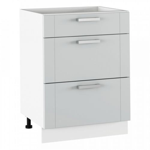 Tempo Kondela Spodní skříňka JULIA TYP 57 – světle šedá/bílá