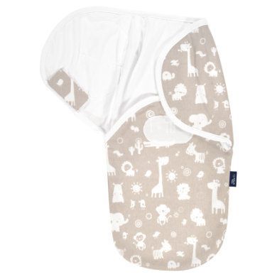 Alvi ® Wrap Harmony Zoo Animals taupe