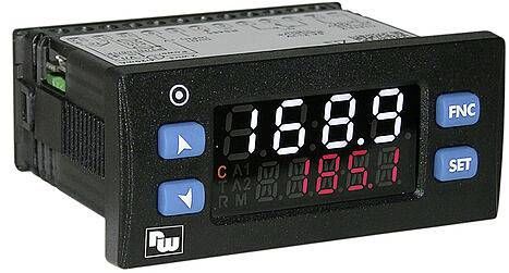Wachendorff  PID termostat K, S , R , J , Pt100, PT500, Pt1000, Ni100 , PTC1K , NTC10K   SSR, relé 5 A, relé 5 A (d x š x v) 53 x 77 x 35 mm