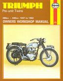 Triumph Pre-unit Construction Twins Owner's Workshop Manual (Clew Jeff)(Paperback)