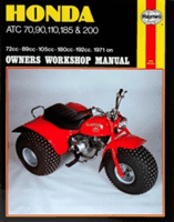 Honda ATC70, 90, 110, 185 and 200 Owner's Workshop Manual (Meek Martyn)(Paperback)