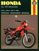 Honda XL/XR250 and 500 1978-84 Owner's Workshop Manual (Shoemark Pete)(Paperback)