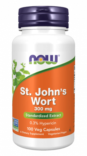 Now® Foods NOW St. John's Wort (Třezalka tečkovaná), 300 mg, 100 rostlinných kapslí