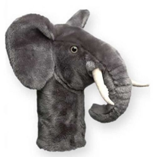DAPHNE'S HEADCOVERS ELEPHANT Plyšový Headcover pro ochranu driveru, šedá, velikost os