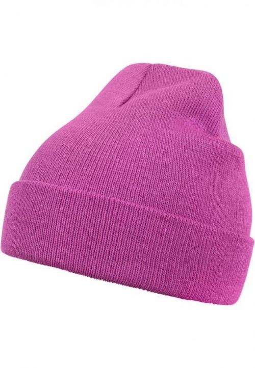 Čepice zimní MSTRDS Beanie Basic Flap - růžová