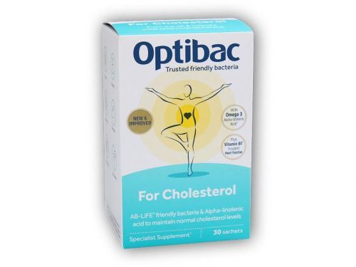 Optibac Probiotika při cholesterolu 30 x 4,5g sáček
