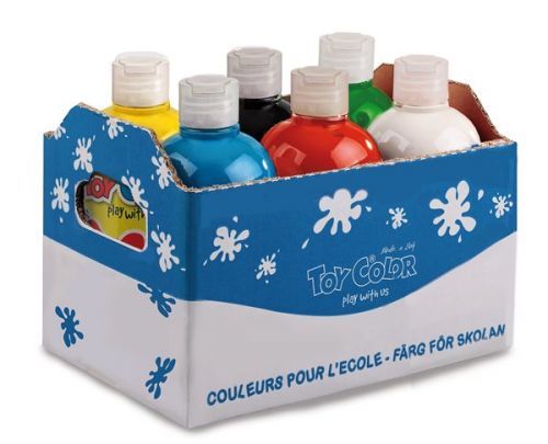 Box prstových barev Toy Color 6 x 500ml