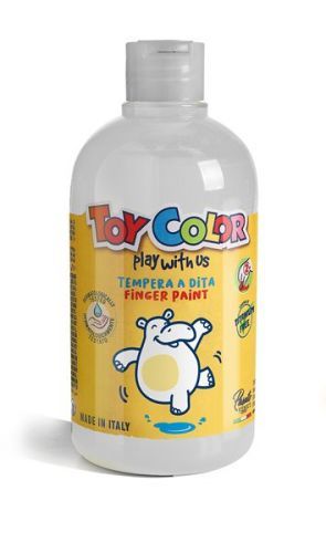 Prstová barva Toy Color - 500ml - bílá