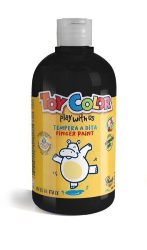 Prstová barva Toy Color - 500ml - černá