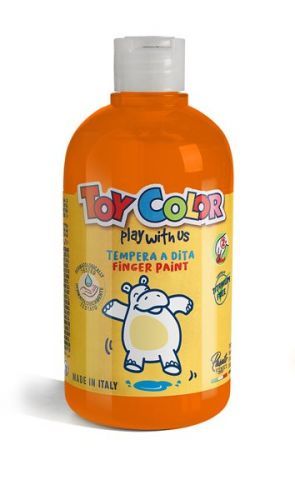 Prstová barva Toy Color - 500ml - oranžová
