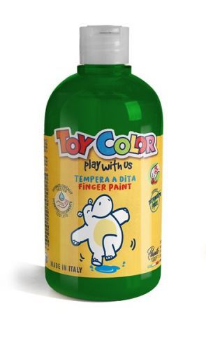 Prstová barva Toy Color - 500ml - zelená