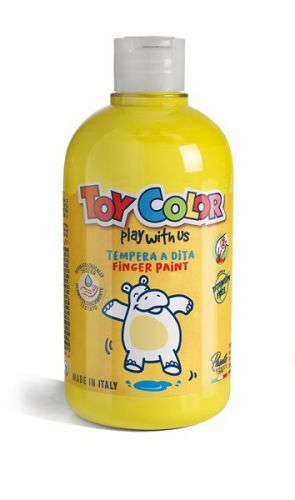 Prstová barva Toy Color - 500ml - žlutá