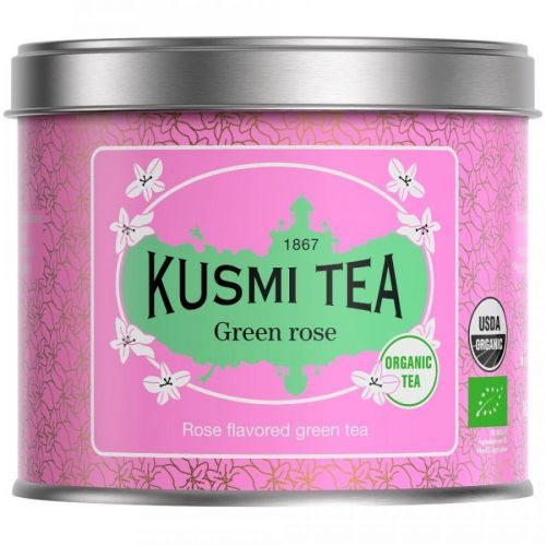 Zelený čaj ROSE Kusmi Tea plechovka 100 g