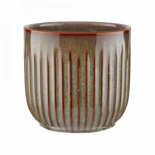 CUBIST Květináč 14 cm - tm. zelená