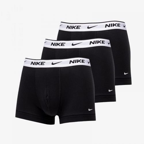 Nike Everyday Cotton Stretch Trunk 3-Pack Black/ White M