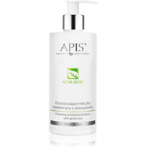 Apis Natural Cosmetics Acne-Stop Home TerApis čisticí a odličovací mléko se zeleným čajem 500 ml