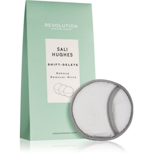 Revolution Skincare X Sali Hughes Shift-Delete pratelné odličovací tampony z mikrovlákna 3 ks