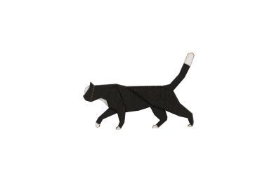 Walking Cat Brooch