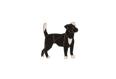 Walking Darkdog Brooch