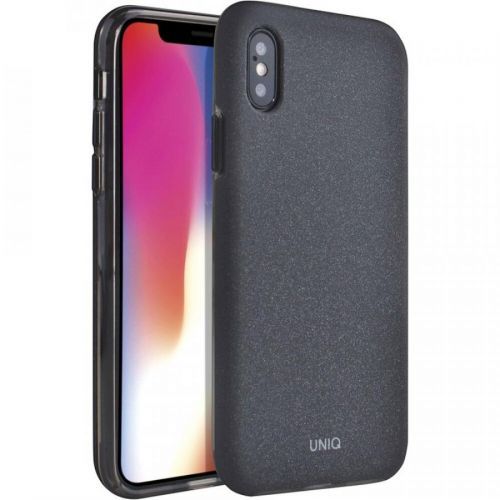 UNIQ Lithos Charcoal iPhone XS Max tmavě šedé