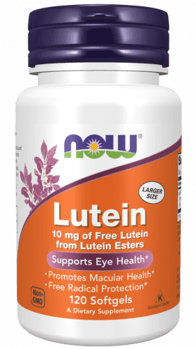 Now® Foods NOW Lutein 10 mg (zdraví očí), 120 softgel kapslí
