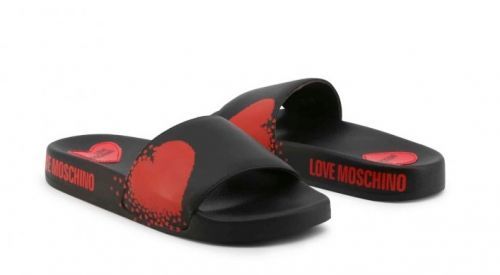 Pantofle Love Moschino černé